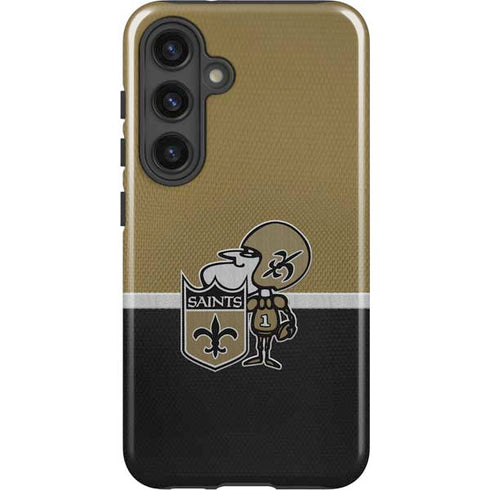 NFL New Orleans Saints Vintage Galaxy S25 Plus Impact Case